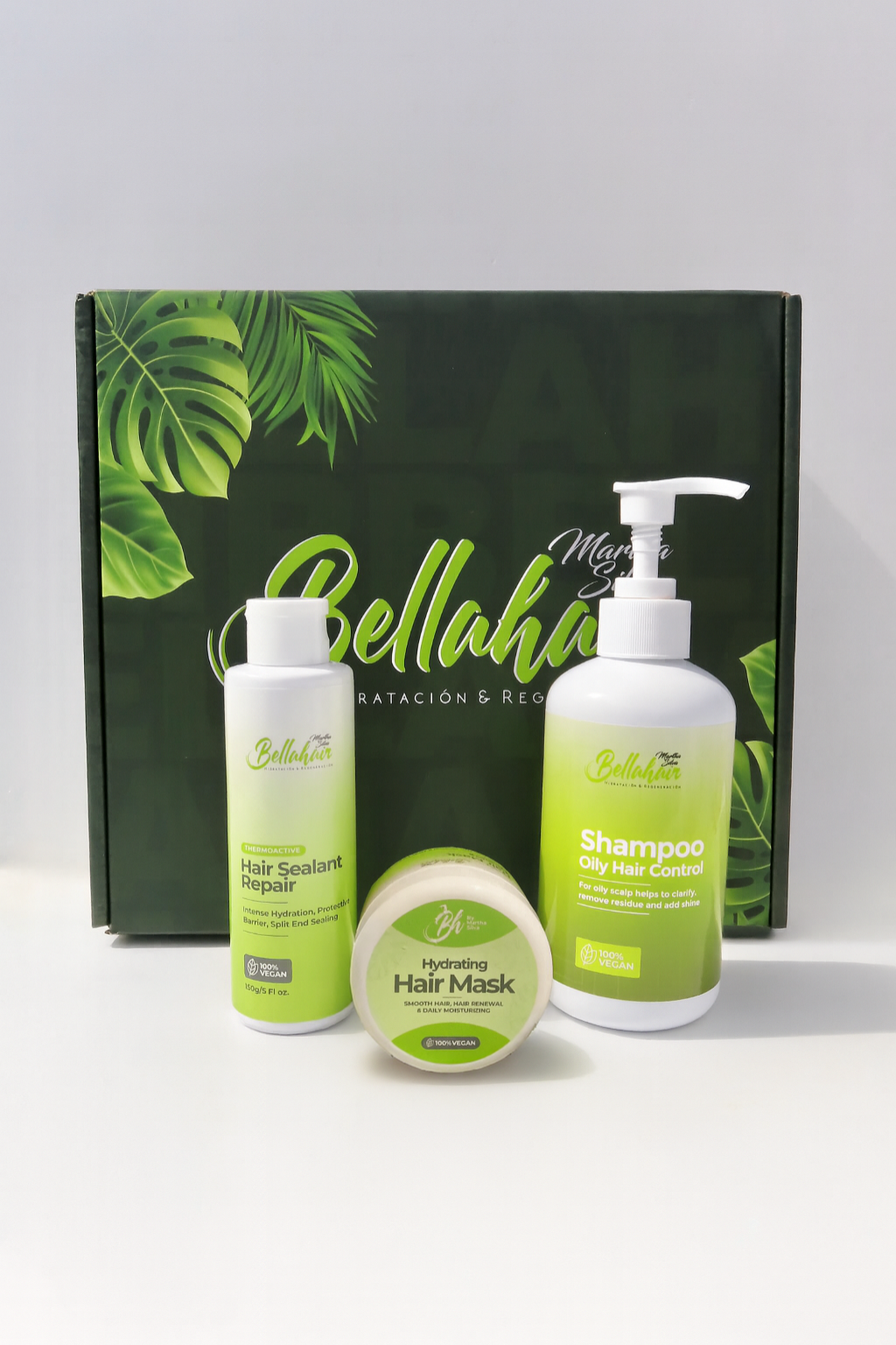 Bellahai hair care products including shampoo for oily hair, hair mask, and Hair sealant repair thermoactive