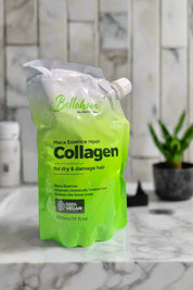Green package of Bellahair collagen product