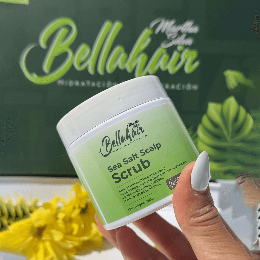 Sea Salt Hair Scrub Bellahair